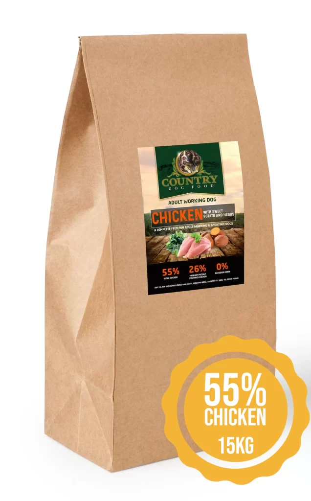 Grain Free Chicken with Sweet Potato & Herbs - Adult Dog Food