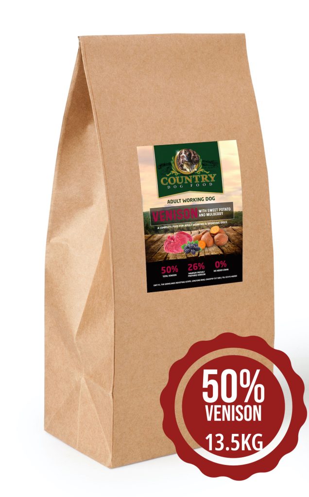Grain Free Venison with Sweet Potato & Mulberry - Adult Dog Food